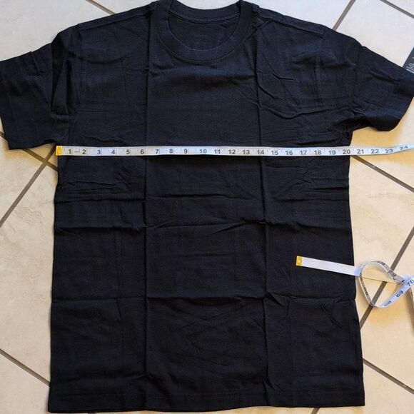 NWT Allbirds Allgood Organic Cotton Tee Natural Black Size M - Picture 6 of 9